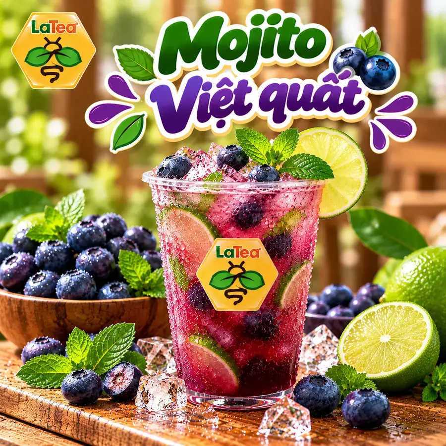 Mojito việt quất