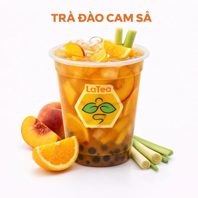 Trà đào cam sả