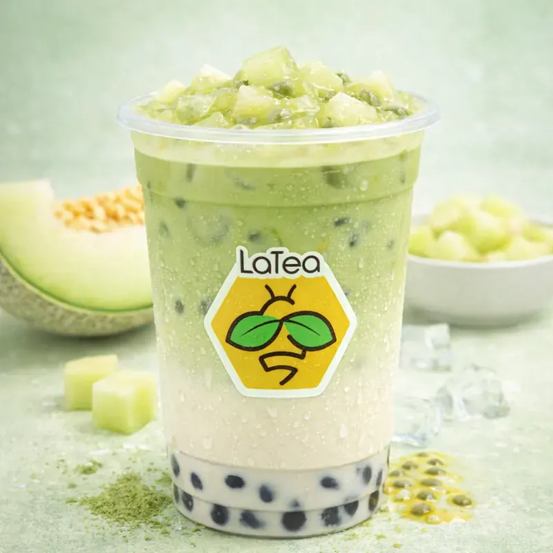 Trà sữa dưa lưới
